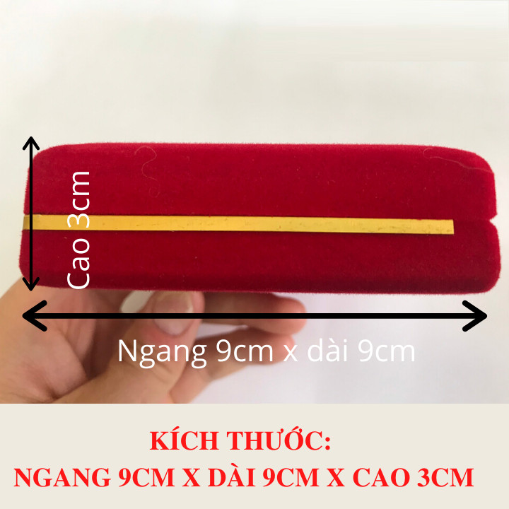 Combo 3 hộp nhung đựng xu con Trâu Úc màu vàng và bạc, vật phẩm phong thủy cầu may mắn, dùng trưng bày bàn sách, mang theo trong túi, làm quà tặng, tiền lì xì - TMT Collection - SP005119