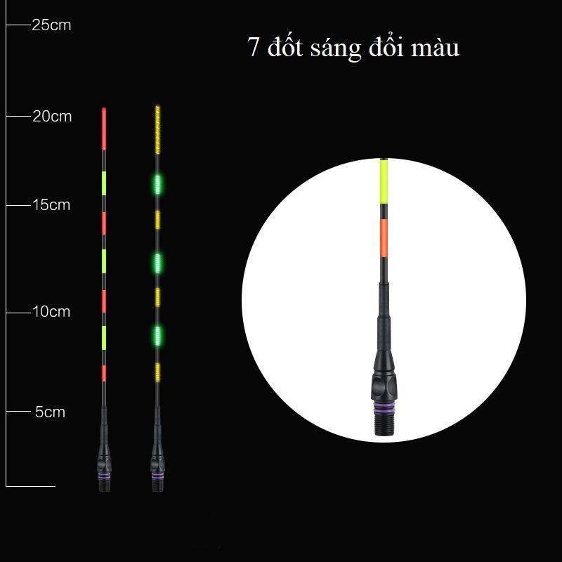 Tăm Phao Câu Đài Đổi Màu Thông Minh Tăm Phao Câu Cá Ngày Đêm PC27