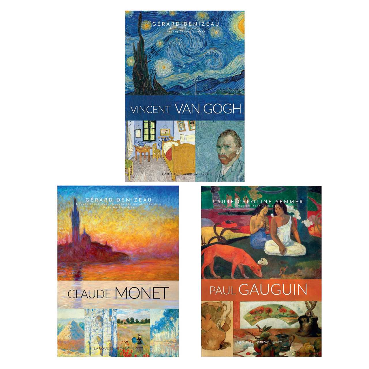 Combo Ba Danh Họa: Claude Monet+ Paul Gauguin+ Vincent Van Gogh