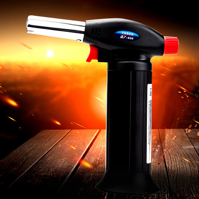 Vỏ Hột Quẹt Bật Lửa Khò đại để bàn 1 tia Gas BS-600 lửa khò cực mạnh - dùng gas cao cấp ( giao màu ngẫu nhiên )