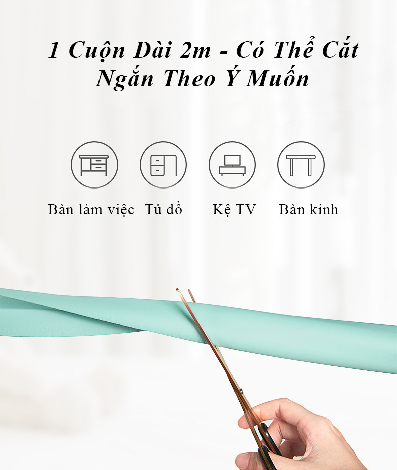 Mút Cao Su Dán, Bọc Cạnh, Góc Bàn An Toàn Cho Bé - KUB