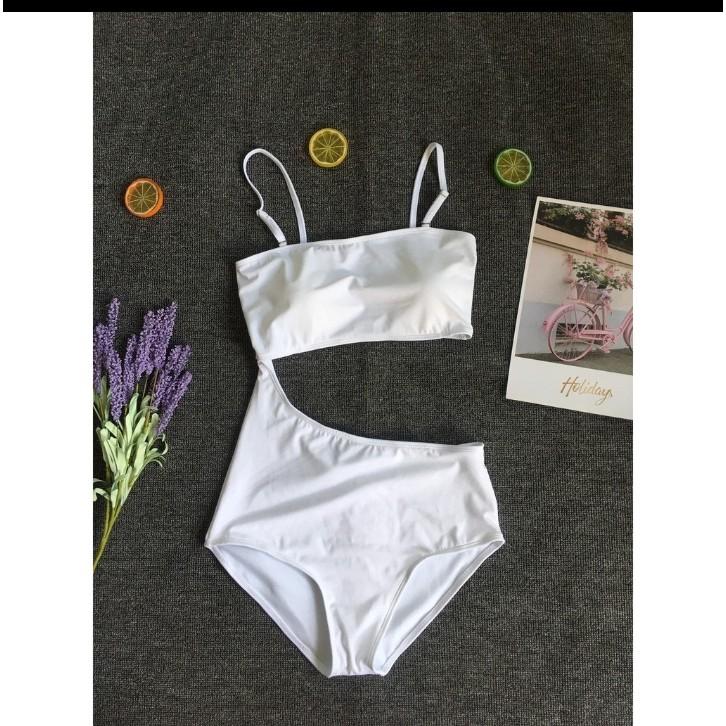 Đồ bơi bikini một mảnh khoét eo cổ yếm cut out VATIXA BKN32