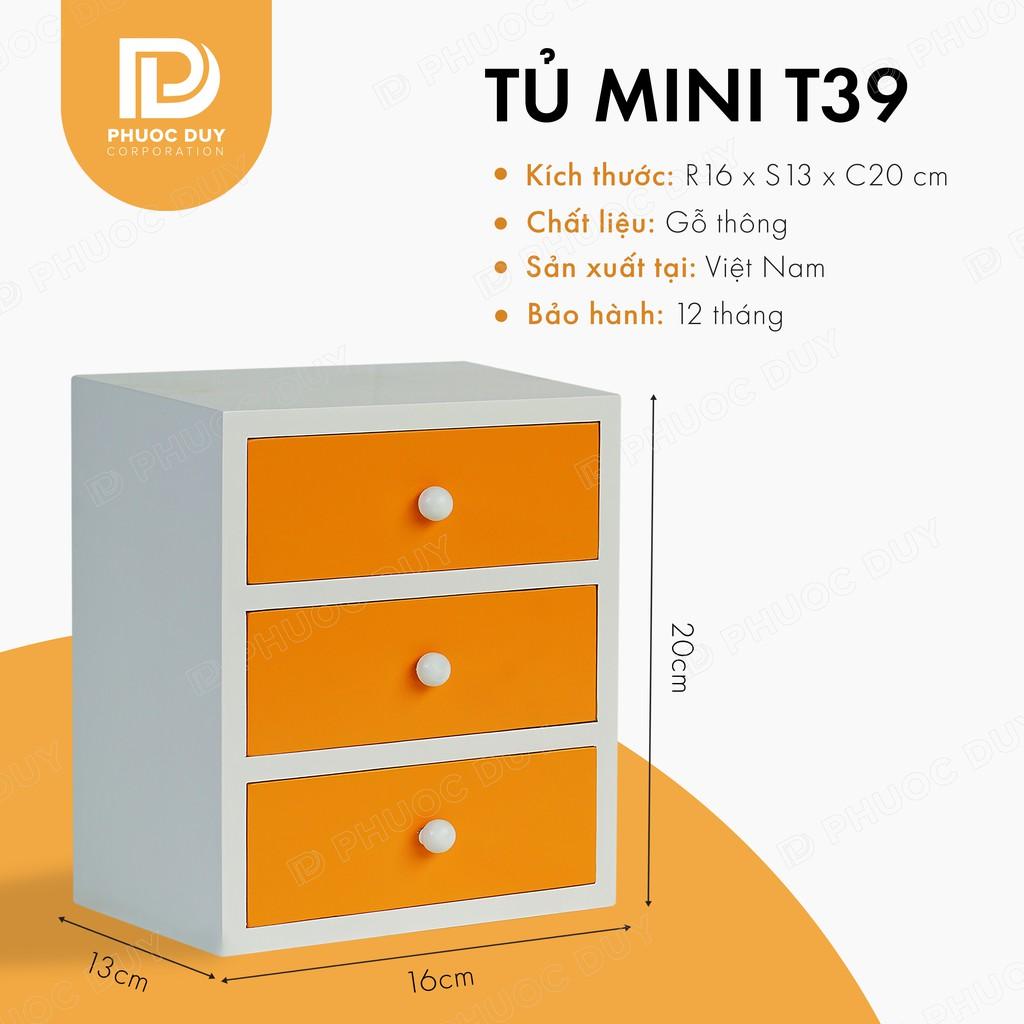 Tủ mini để bàn đa năng - Tủ nữ trang mỹ phẩm T39