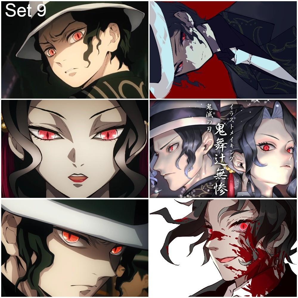 Bộ 6 Áp phích - Poster Anime Kimetsu no Yaiba - Lưỡi Gươm Diệt Quỷ - A3,A4,A5