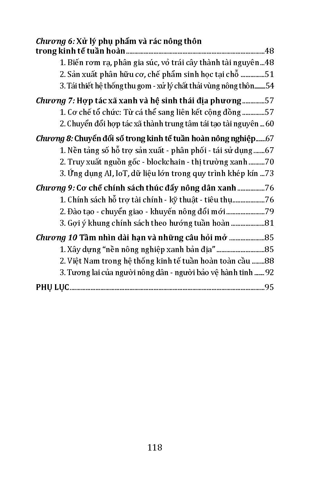 Nông Nghiệp Hữu Cơ - Nông Dân Xanh Trong Xã Hội Mới, Kinh Tế Tuần Hoàn