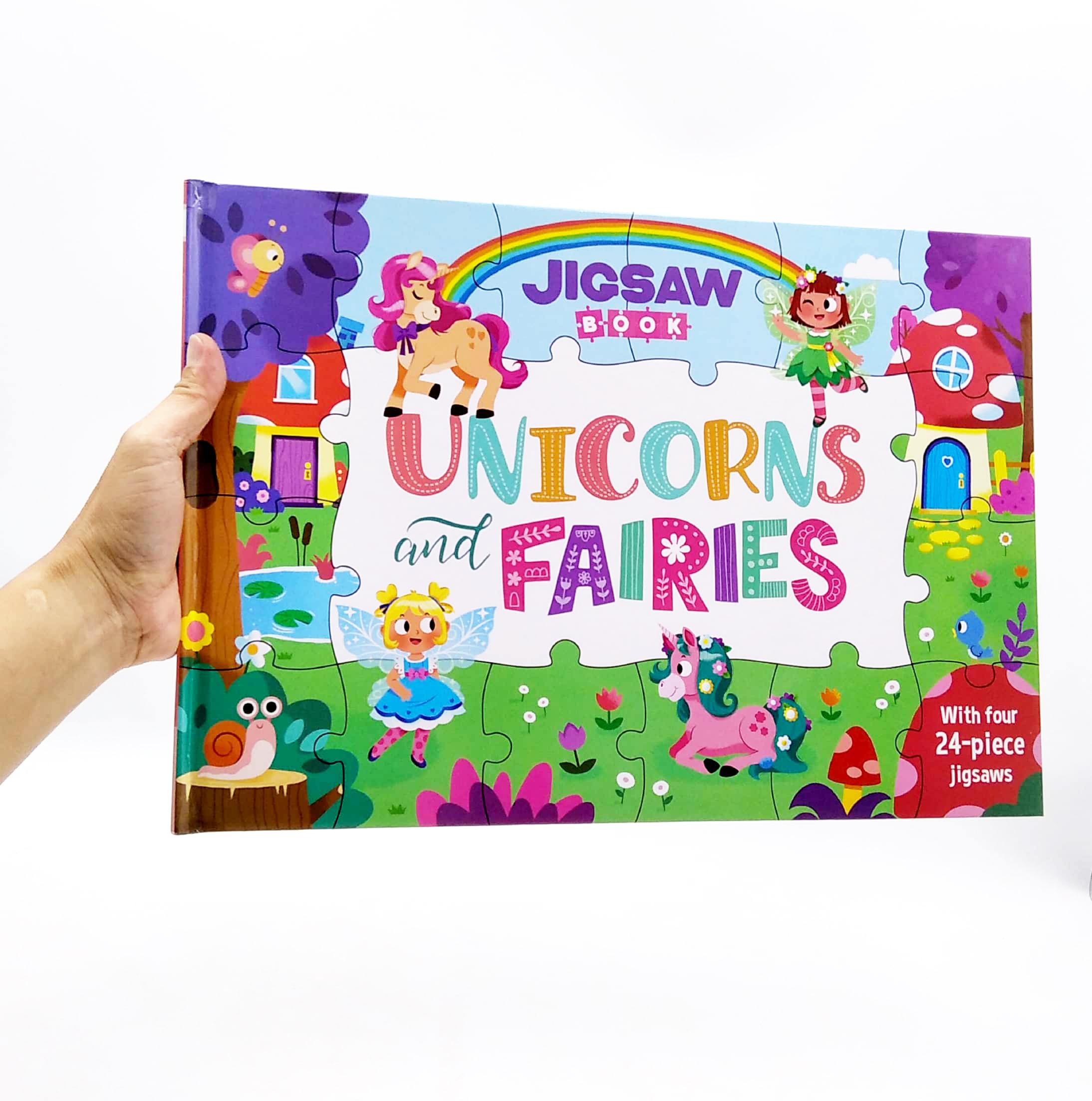 Jigsaw Book: Unicorns And Fairies
