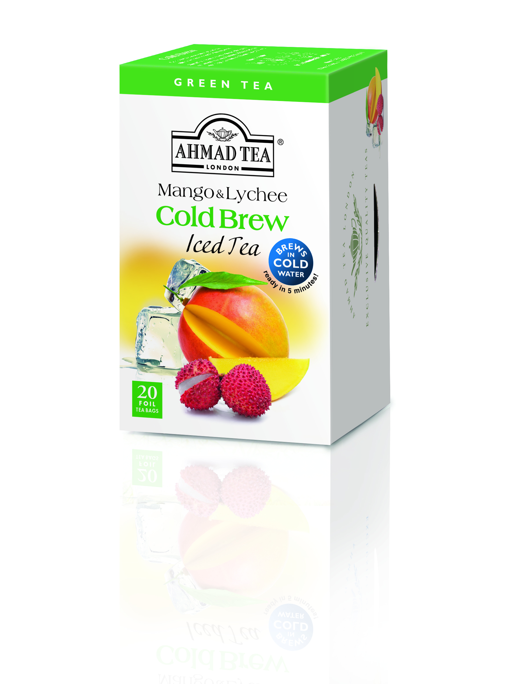 TRÀ PHA LẠNH AHMAD ANH QUỐC - XOÀI &amp; VẢI (40g) - MANGO &amp; LYCHEE Cold Brew - Đặc biệt phù hợp trong những ngày hè nóng nực