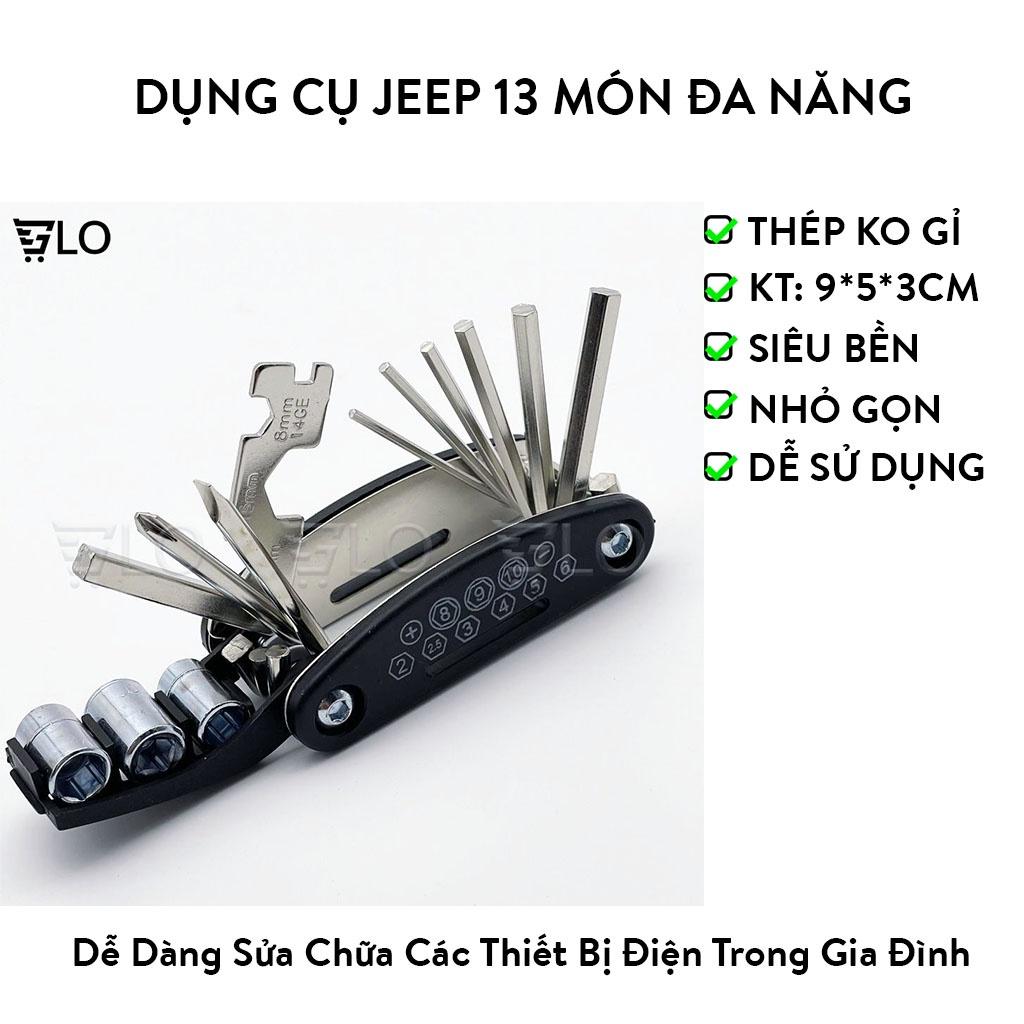 Dụng Cụ Jeep 13 Món Đa Năng