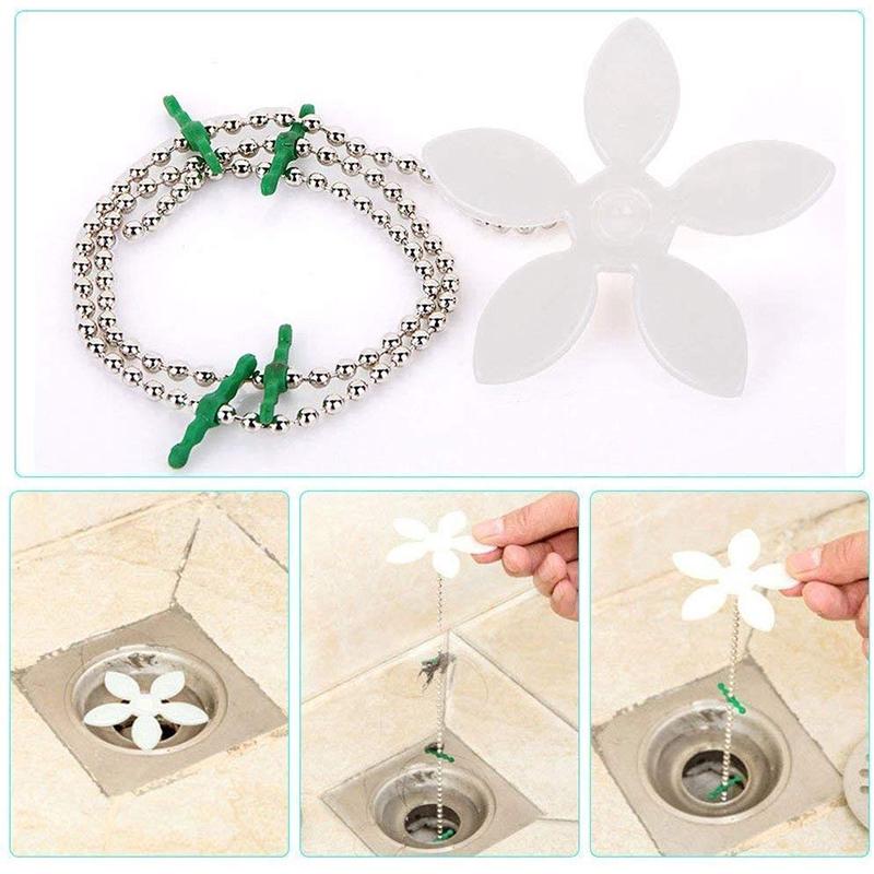 Set 6 Dụng Cụ Lấy Tóc Chống Tắc Cho Bồn Rửa