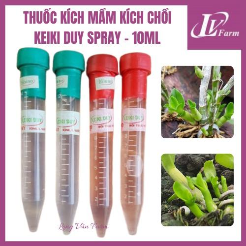 KEIKI DUY SPRAY XANH-ĐỎ 10ml - Thuốc Phun Kích Mầm Kích Chồi Kích Kie Cho Hoa Lan, Cây Cảnh
