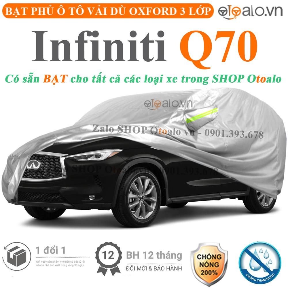 Hình ảnh Bạt che phủ xe ô tô Infiniti Q70 vải dù 3 lớp CAO CẤP BPXOT - OTOALO