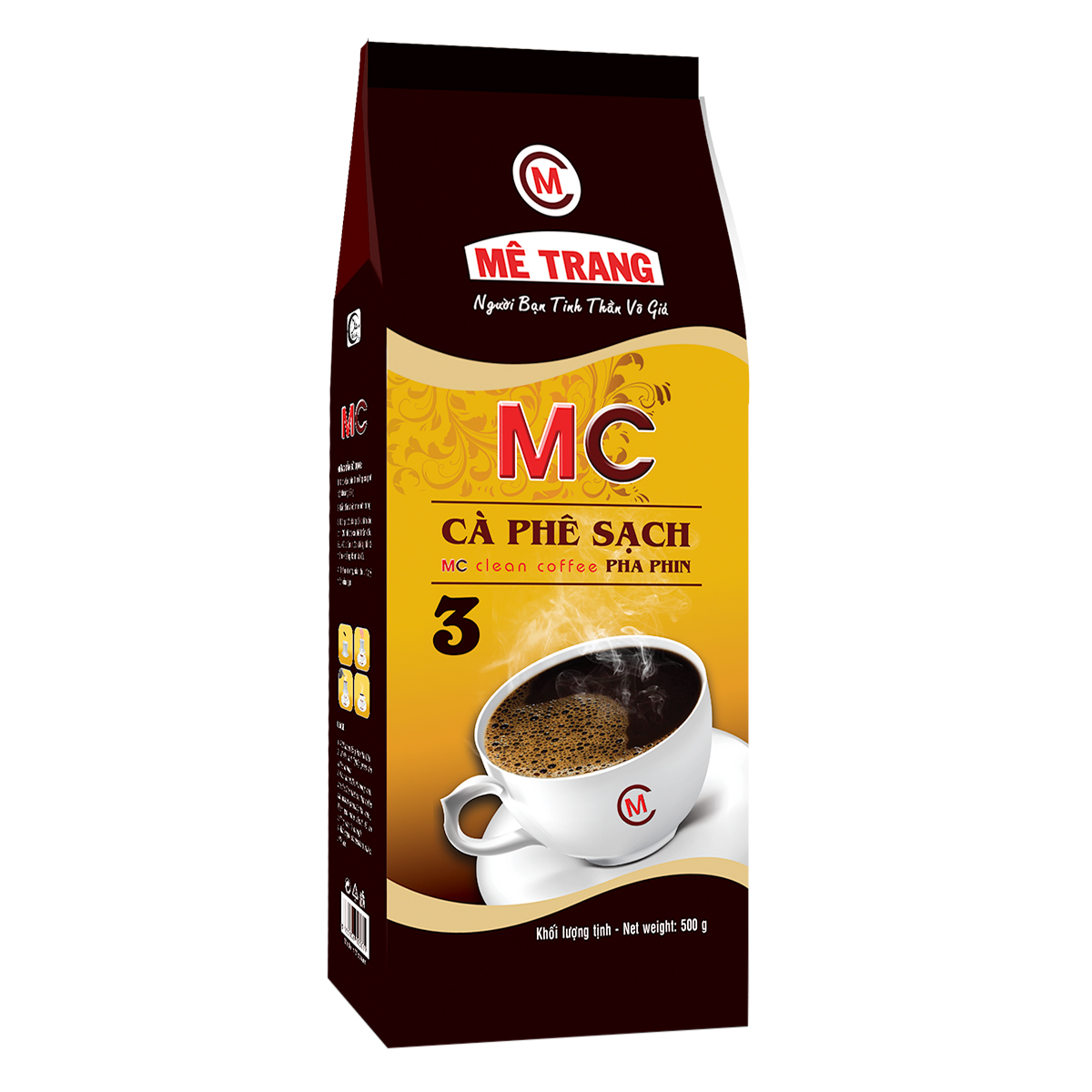 Cà phê Mê Trang Cà Phê Sạch 3  - Túi 500G
