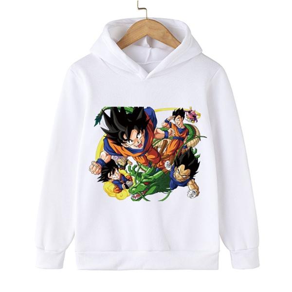 Áo Hoodie Đen Trắng Nam Nữ 7 Viên Ngọc Rồng , Vải Nỉ Ngoại Dầy Dặn