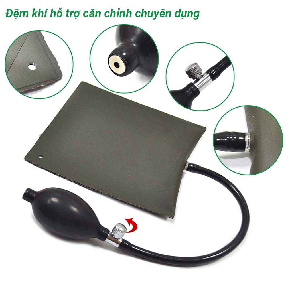 Đệm khí đa năng hỗ trợ căn chỉnh khóa inox