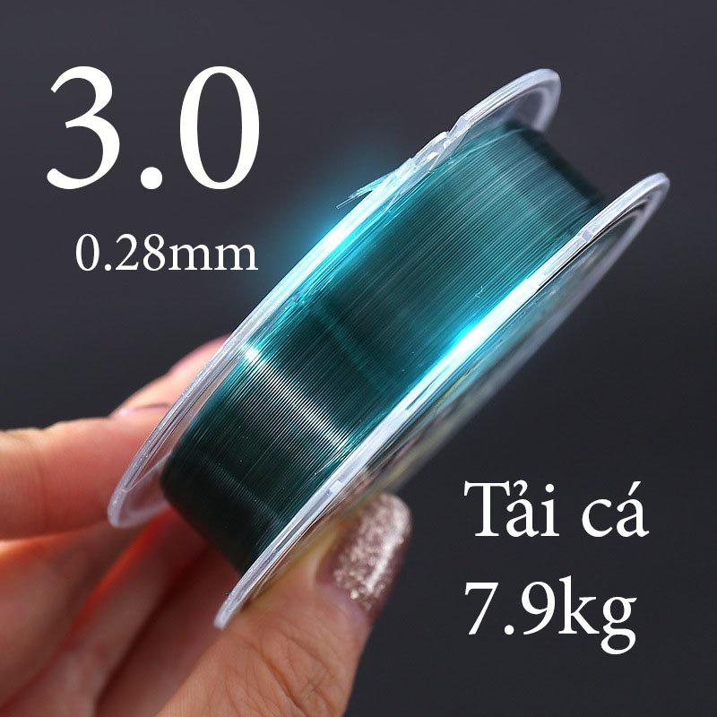 Cước câu cá tàng hình dây câu cá Nylon Gofishing tải cá tốt dùng làm dây trục câu cá DC7