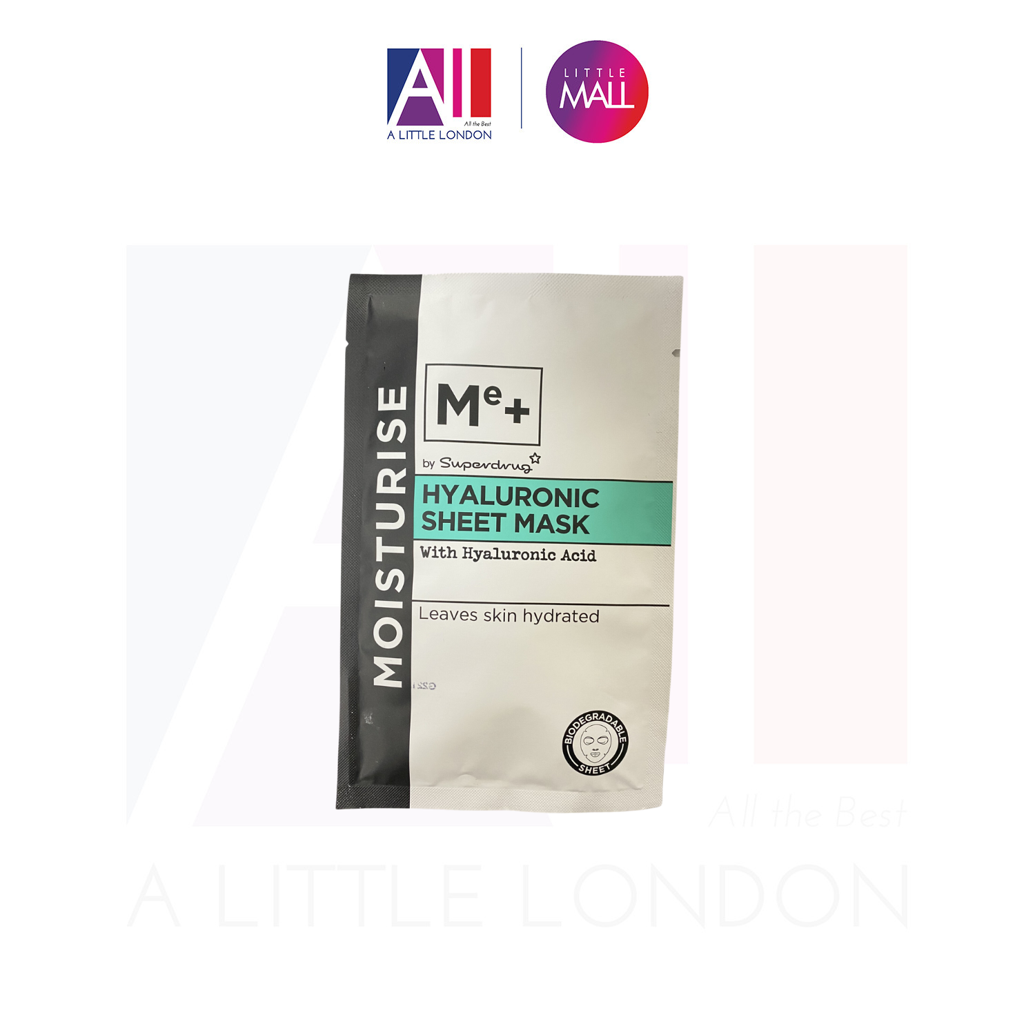 Mặt nạ cấp ẩm Superdrug Me+ Hyaluronic Sheet Mask 20ml