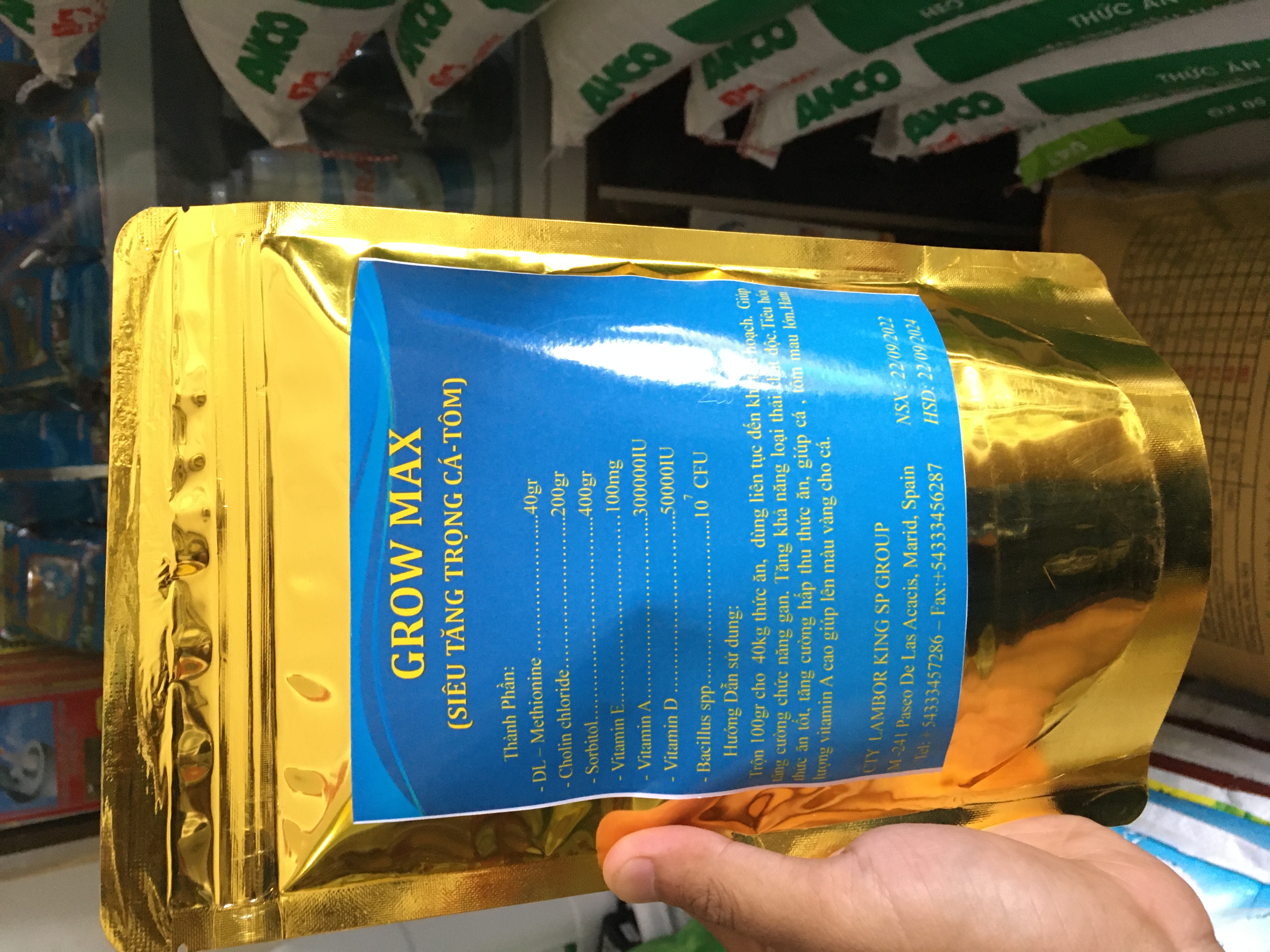 Usa - Grow siêu tăng trọng tôm cá