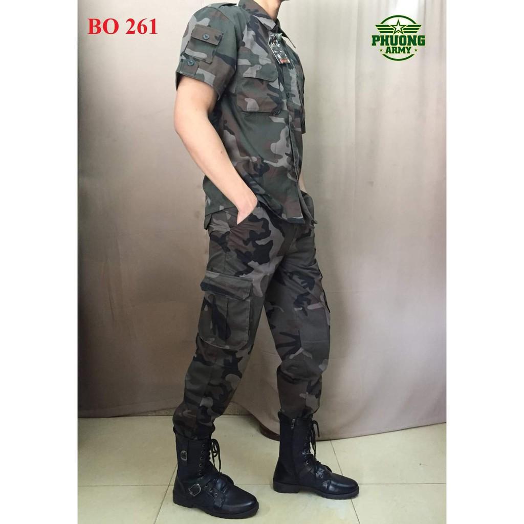 QUẦN ÁO THỜI TRANG RẰN RI NÂU CỘC TAY MÃ 261
