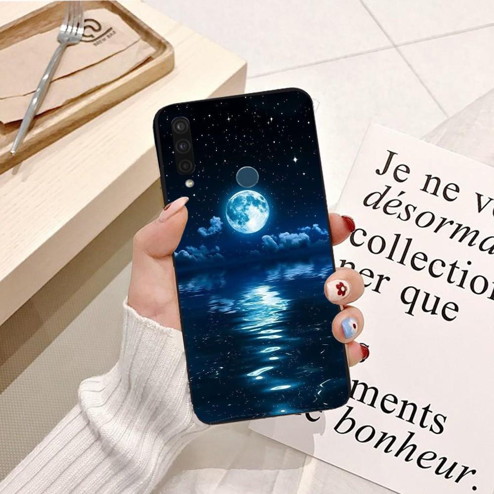 Ốp lưng dành cho điện thoại Vsmart Silicon dẻo hình Trăng Xanh