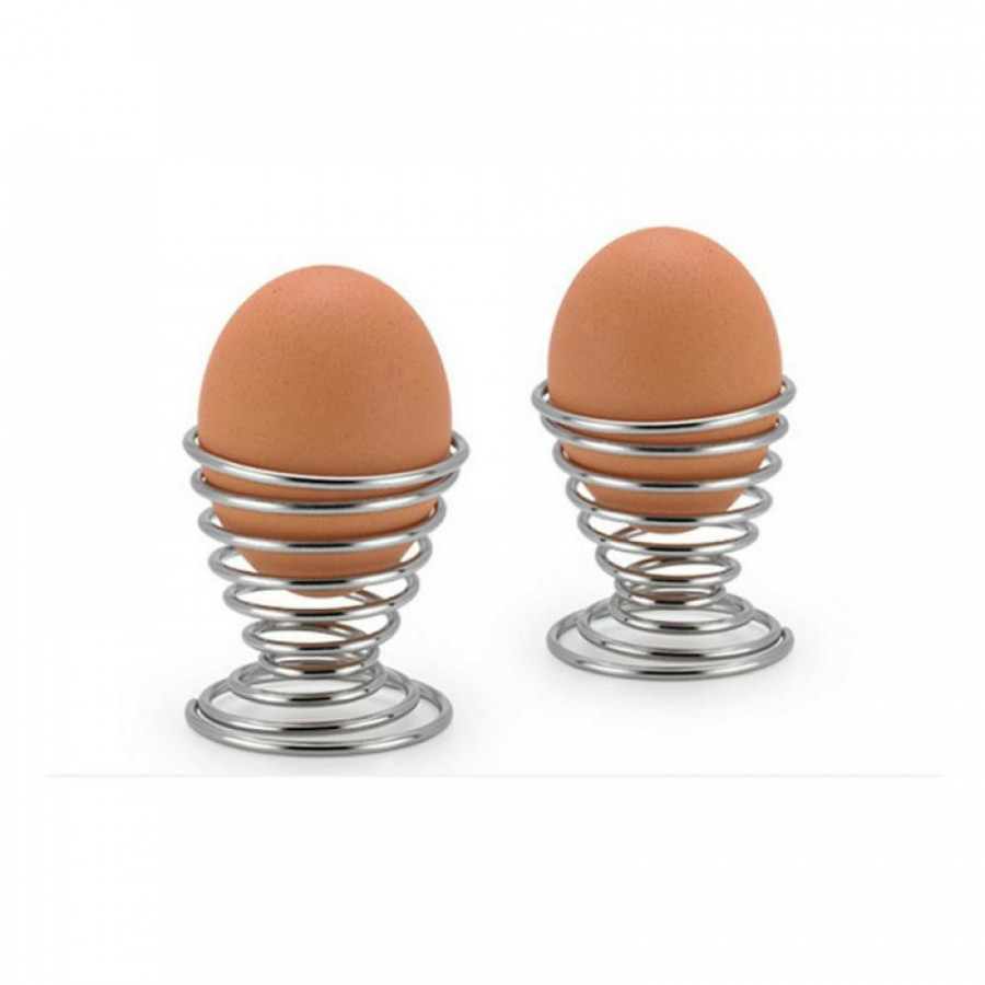Bộ 2 Tách lò xo đựng trứng bằng inox