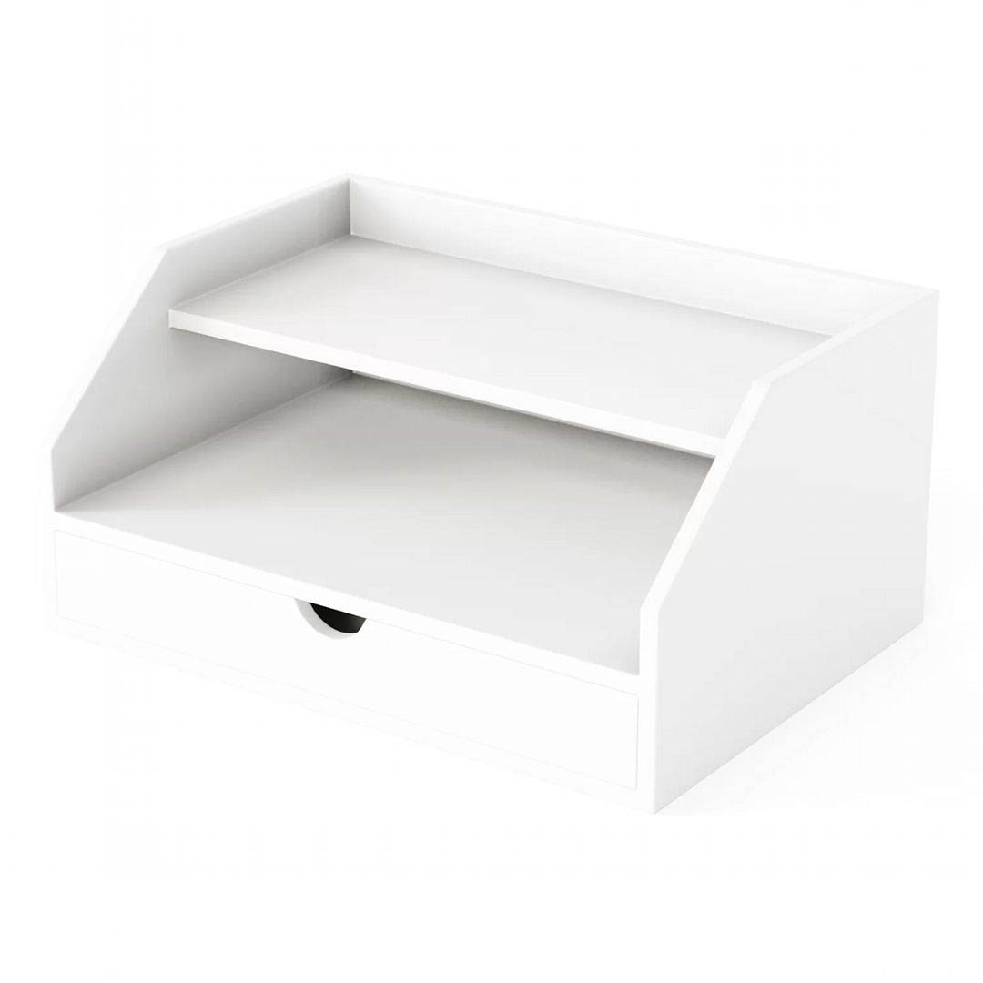 Kệ để bàn gỗ hiện đại SMLIFE Akira | Gỗ MDF dày 17mm chống ẩm | D40xR30xC25cm