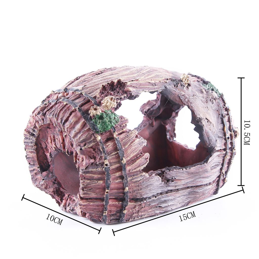 Resin Aquarium Decorations Fish Tank Reptile Terrarium Ornament