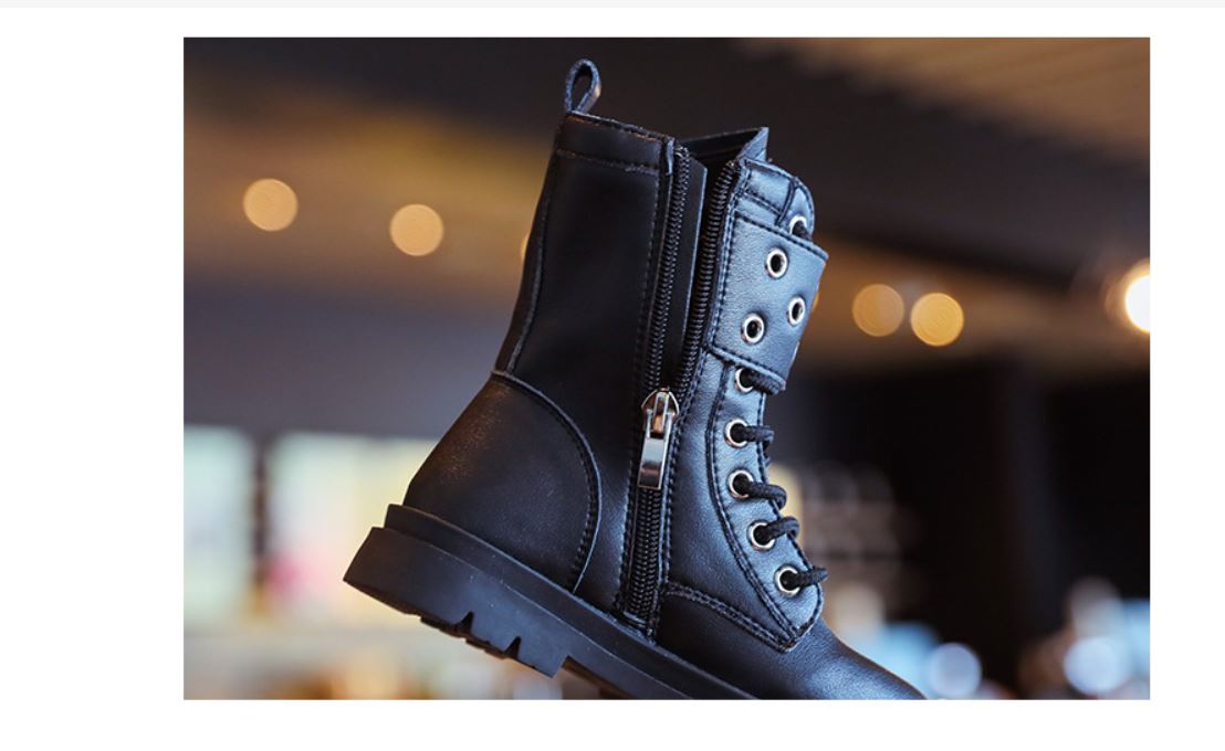 Giày bốt boots cổ cao cho bé gái phong cách Hàn Quốc đẹp diện đi chơi đi tiệc size 26-37 hàng Quảng Châu cao cấp
