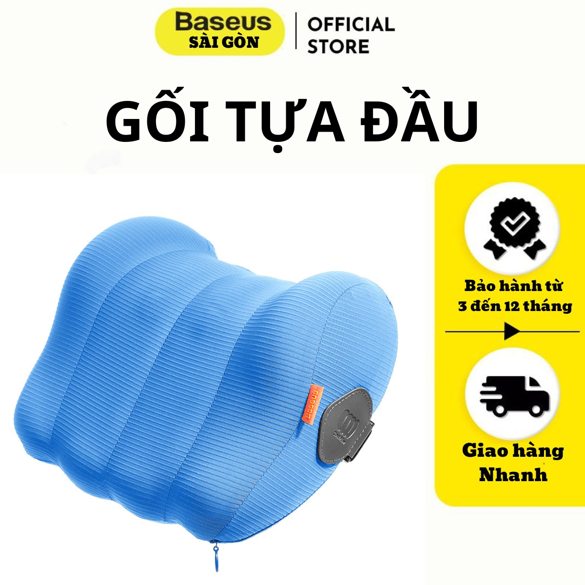 Gối Tựa ô tô Baseus ComfortRide Series Car Headrest/ Lumbar Pillow CNTZ- Hàng chính hãng