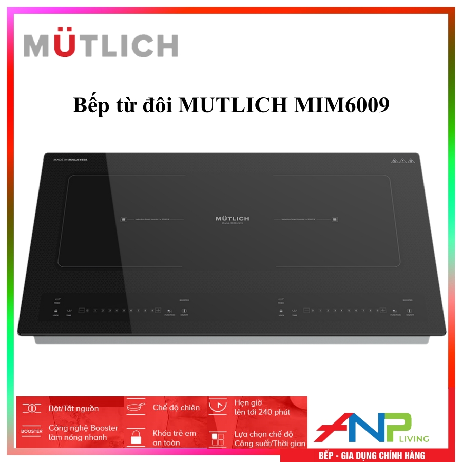 Bếp Từ Đôi MUTLICH MIM6009 - Hàng Chính Hãng