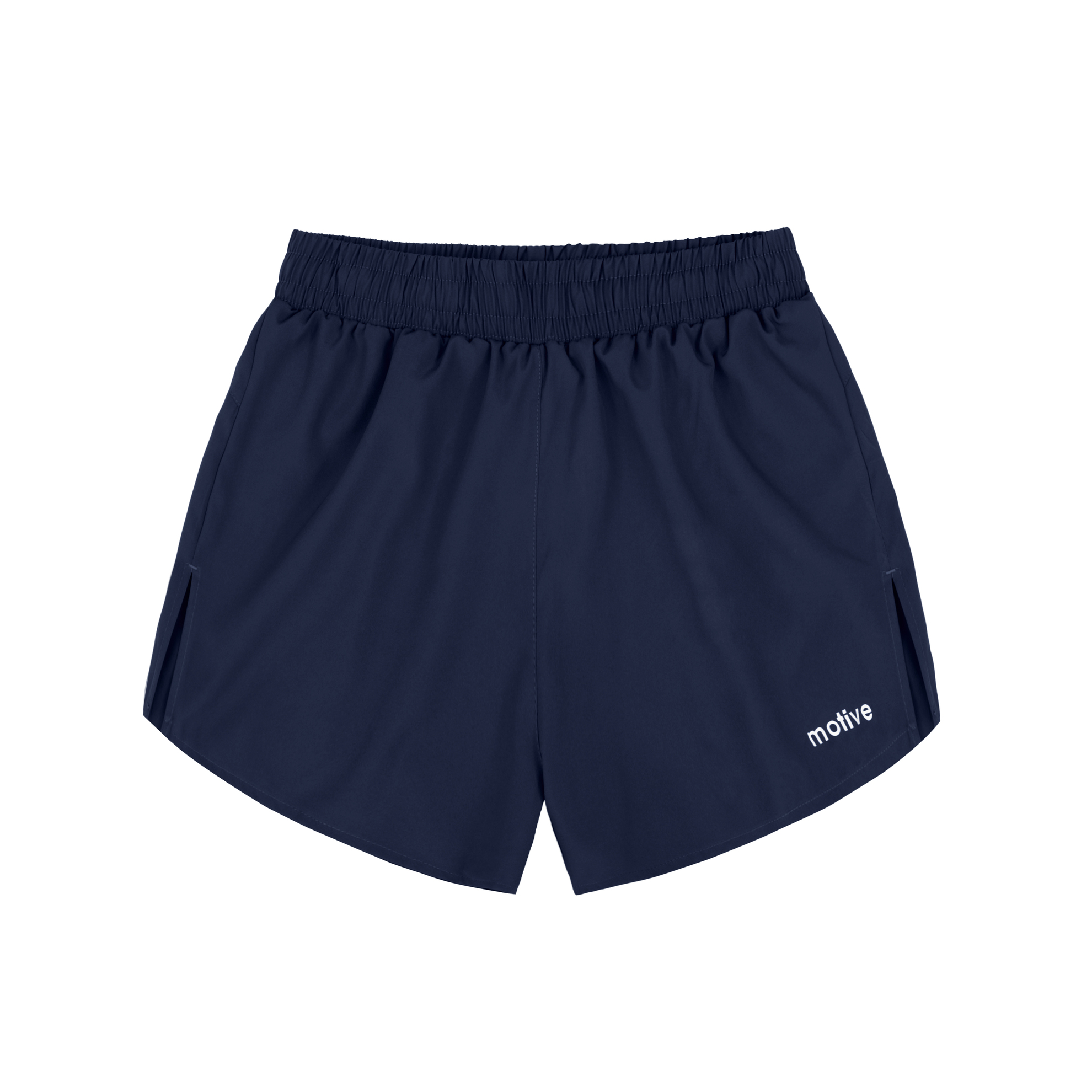 Quần Short Thể Thao Chạy Bộ Nữ MOTIVE WOMEN SHORT RUNNING (Quần có lót boxer) - Màu Xanh Đen