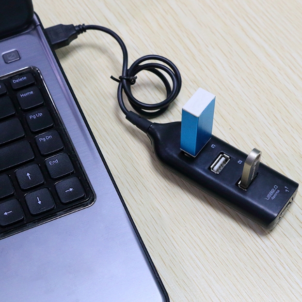 HUB USB 4 cổng hình ổ cắm điện (màu ngẫu nhiên)