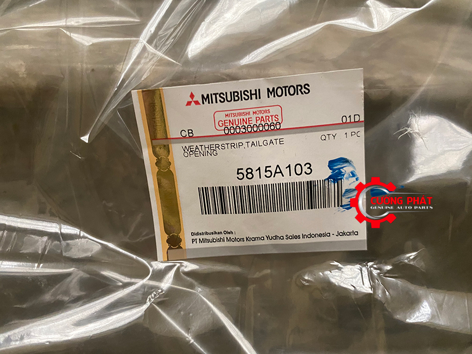 Gioăng khung cửa hậu Mitsubishi Xpander 2018-2021 mã 5815A103