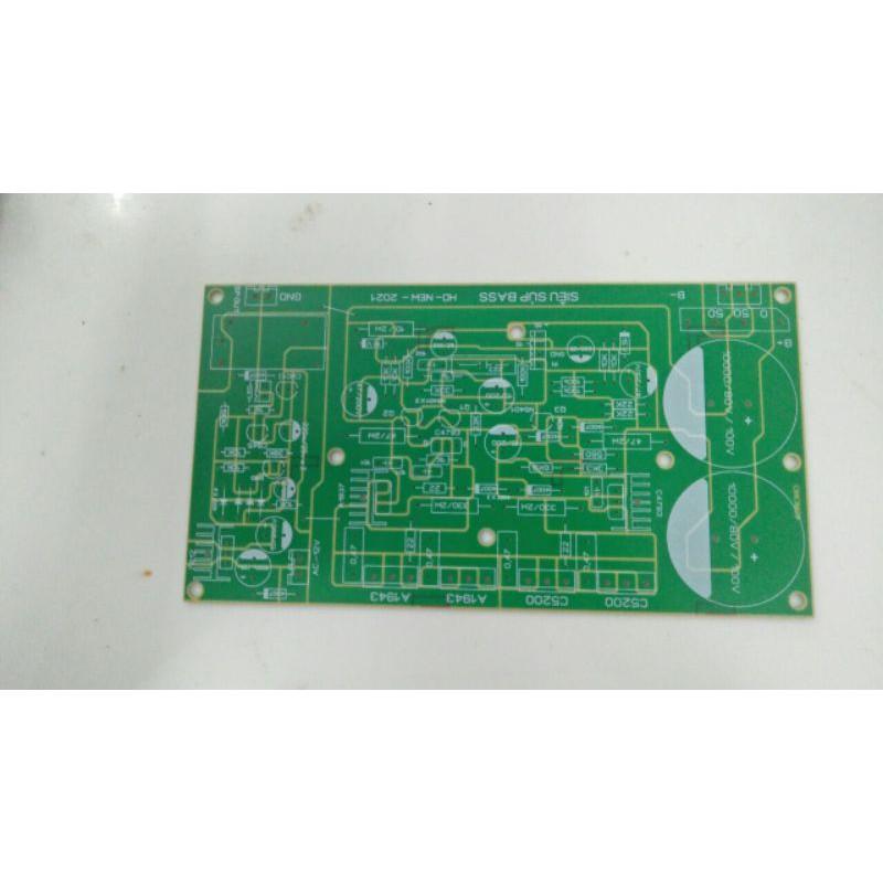 Pcb 4 sò liền nguồn có thể dùng lắp ráp âm ly loa súp , độ chế cho tất cả các amply dùng 4 sò một kênh