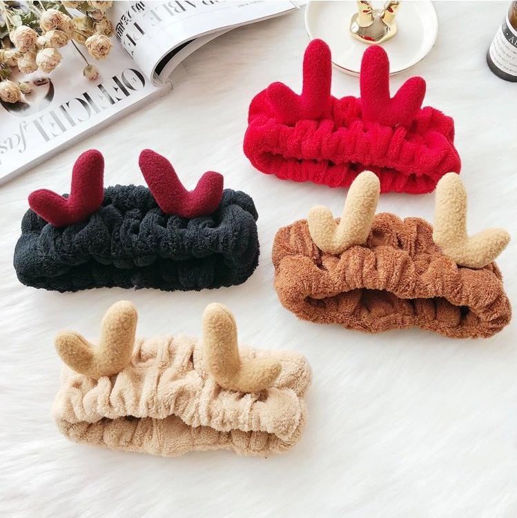Băng Đô Turban Sừng Nai Makeup Trang Điểm Siêu Dễ Thương