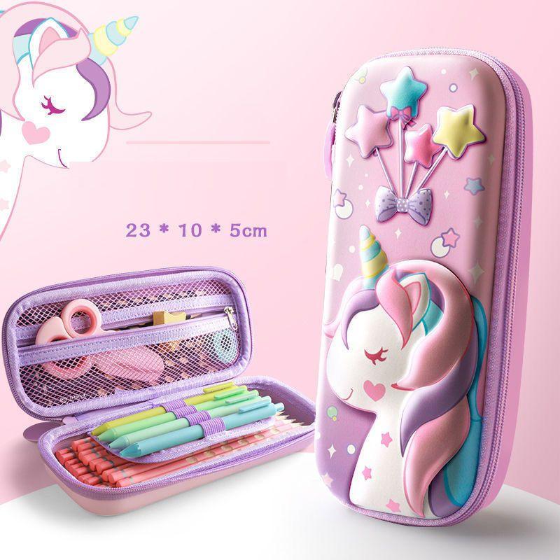 Hộp đựng bút in hình 3d dễ thương cho bé