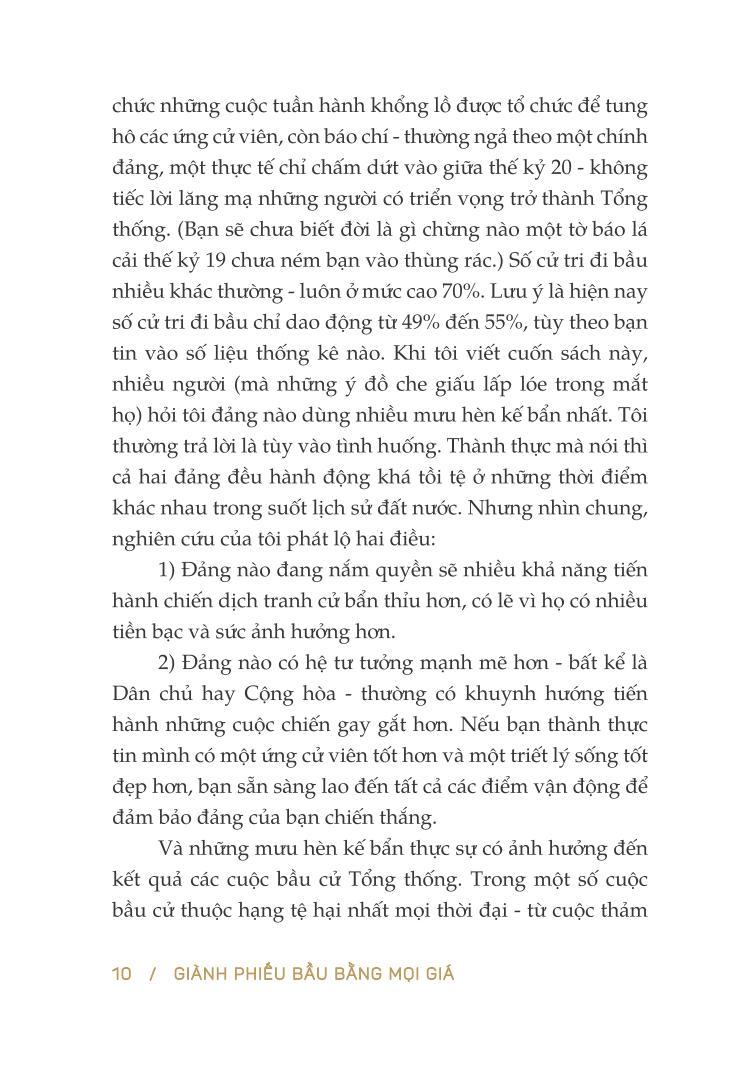 Giành Phiếu Bầu Bằng Mọi Giá