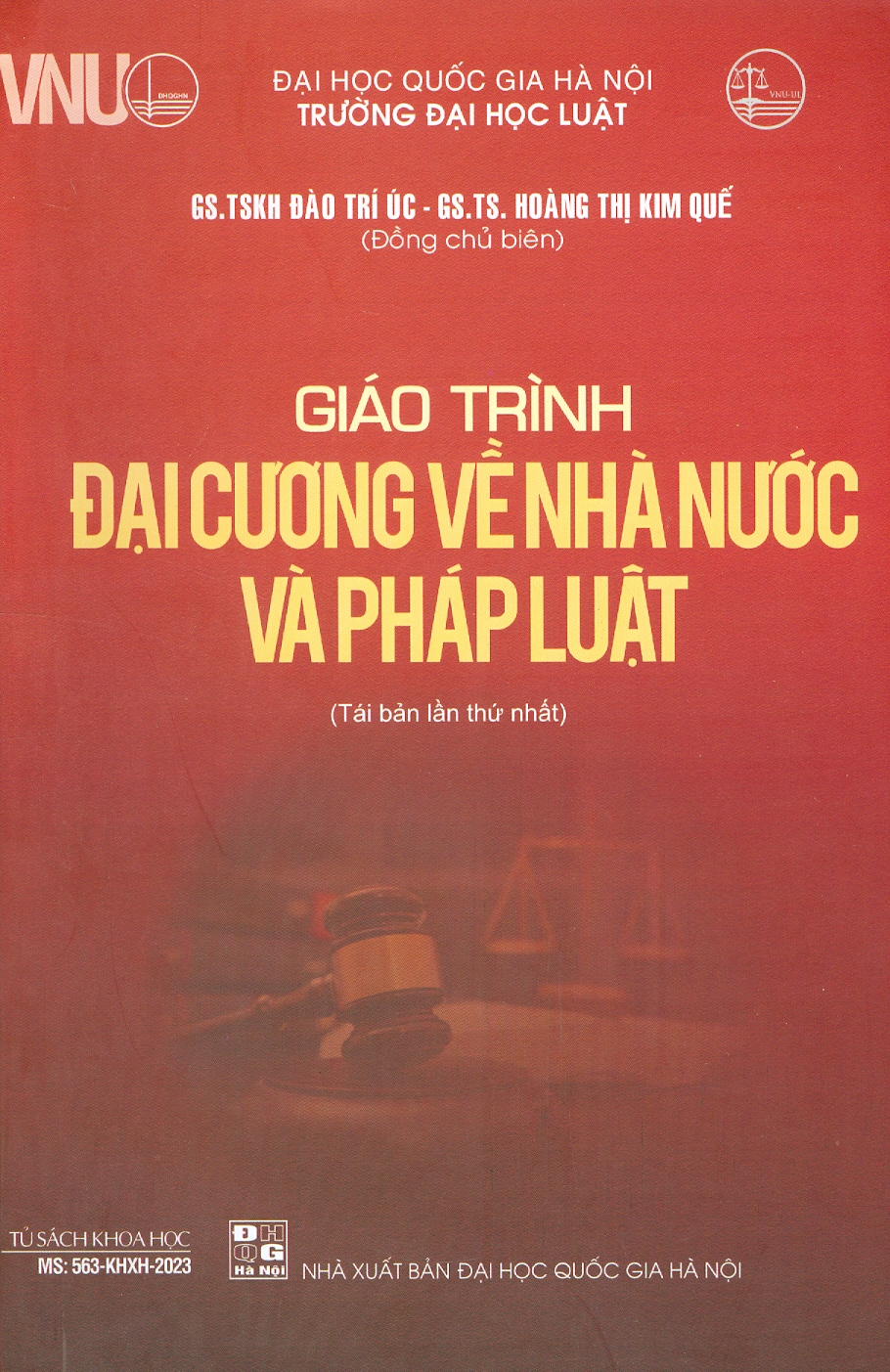 Sách - Giáo trình Đại cương về nhà nước và pháp luật (Tái bản lần thứ nhất)