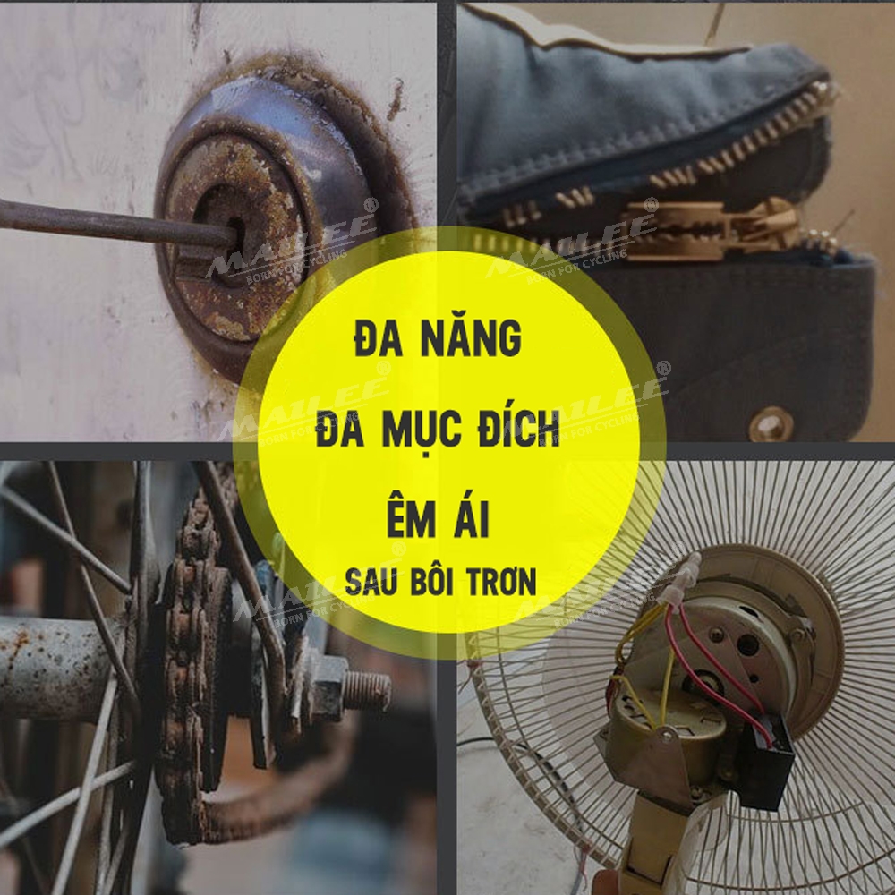Dầu bôi trơn xe đạp FG01-11 cho sên xích xe đạp, bôi trơn máy móc, chống gỉ sét và mài mòn đa năng đa dụng (dung tích 60ml) - Mai Lee