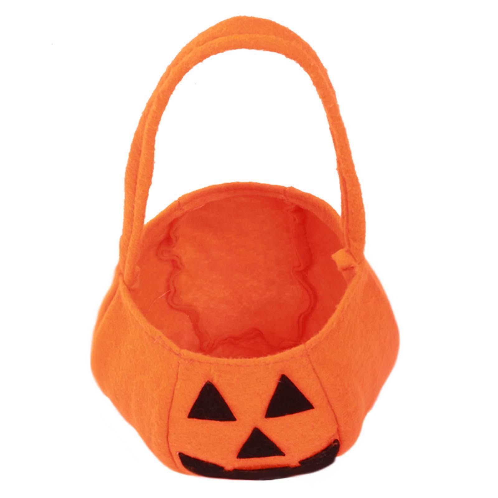 Halloween Pumpkin Bag Gift Bags Candy Tote Bag for Halloween Travel Vacation