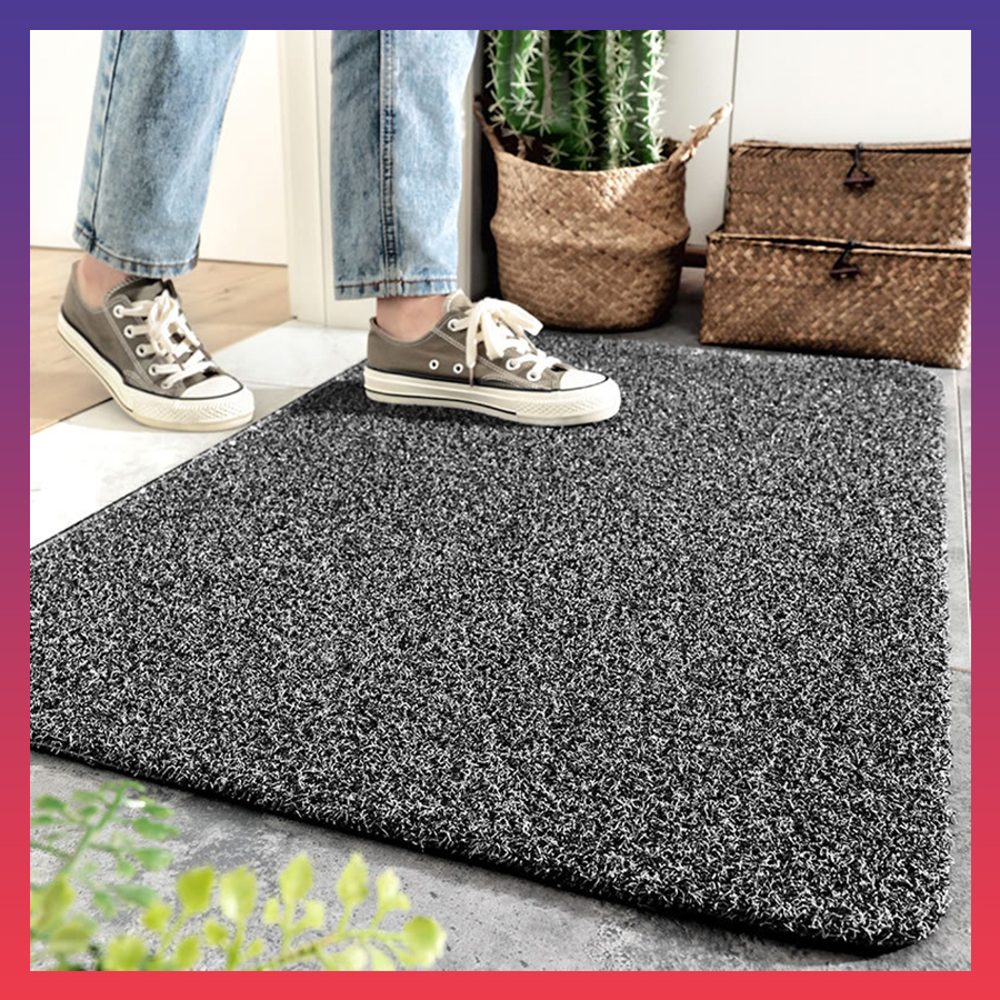 Thảm lau chùi chân Chung Cư, Căn Hộ, Nhà Ở, Văn Phòng, Lối Đi. Thảm chùi chân sợi Polypropylene đế cao su chống trơn trượt cao cấp.