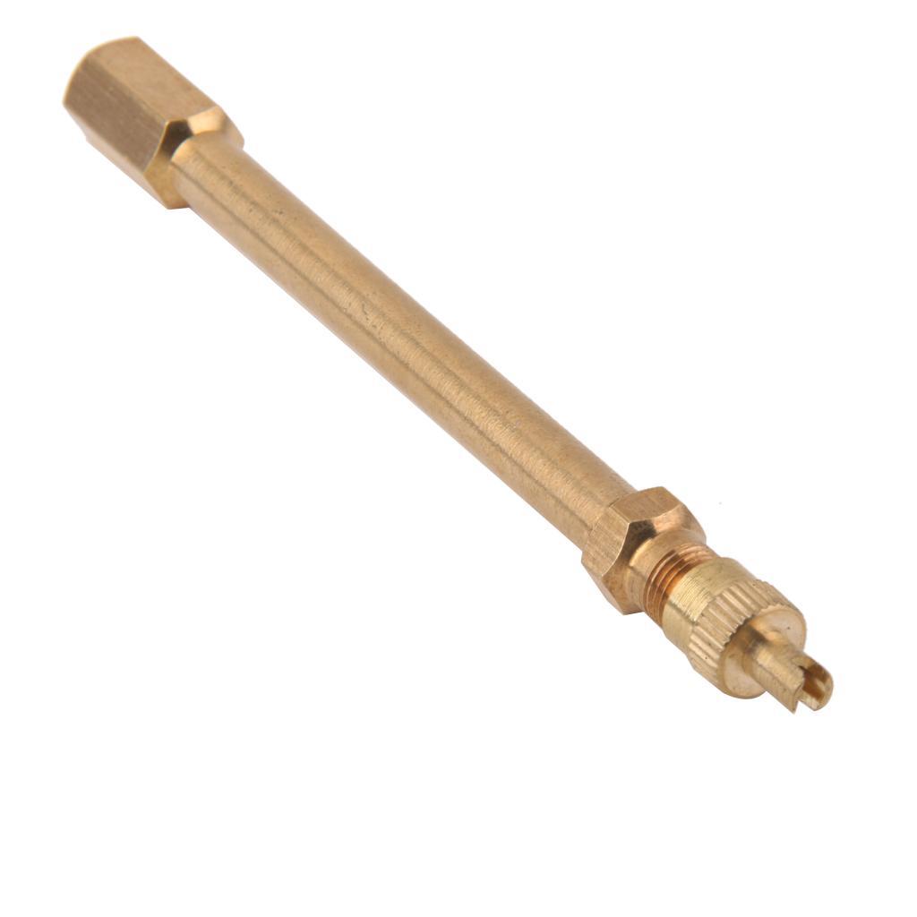 4Pcs 100mm Copper Truck Car Wheel Tire Tyre Valve Stem Extension Extender Rod