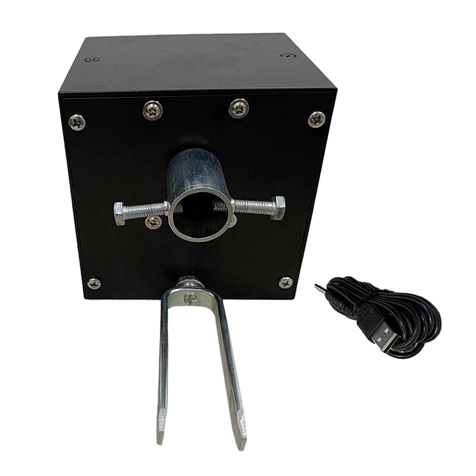 Grill Rotisserie Motor/ BBQ Motor with 1.5M USB Cable/ Black Universal Low Noise Barbecue Motor Grill Motor for Home Outdoor
