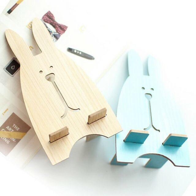 Giá đỡ điện thoại gỗ ép hình thú