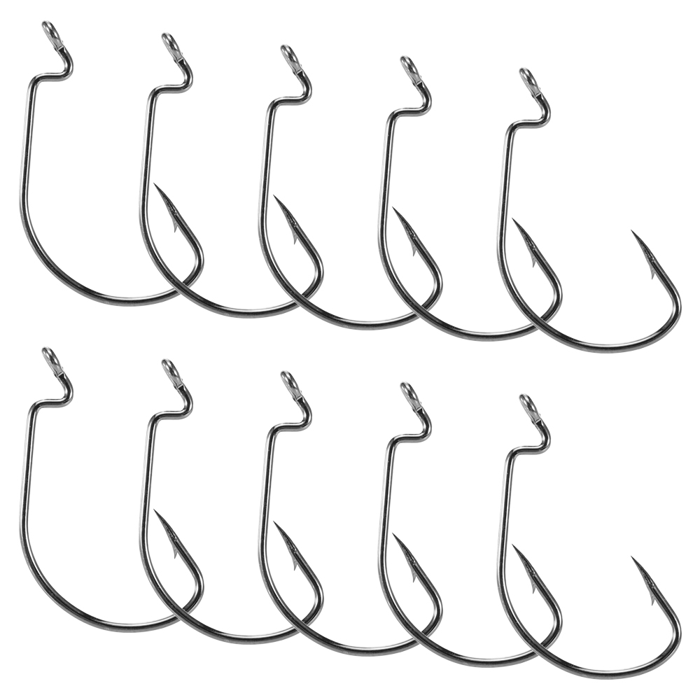 10 CÁI Móc Câu Cá Thép