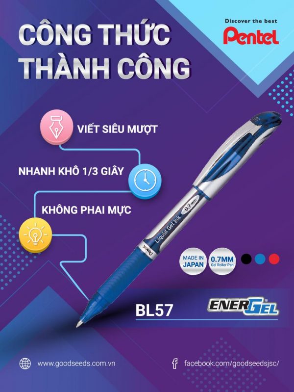 Bút ký nước Pentel -  BL57