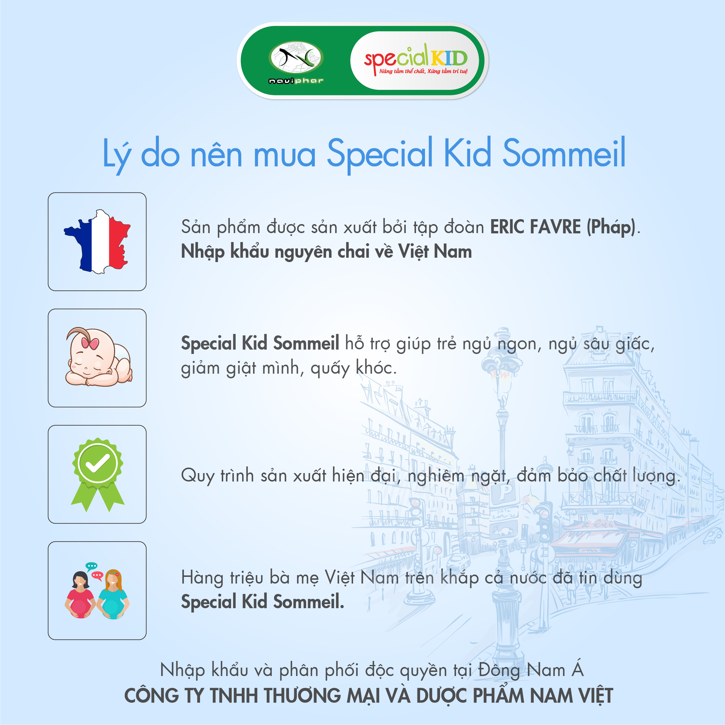 TPBVSK Special Kid Sommeil – Giúp ngủ ngon giấc, ngủ sâu giấc (125ml) [Siro – Nhập khẩu Pháp]