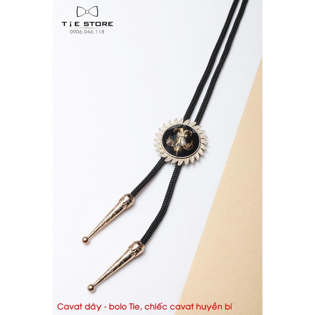 Bolo Tie chiếc cavat huyền bí - cavat dây bolo đính đá cao cấp tặng kèm hộp nhỏ