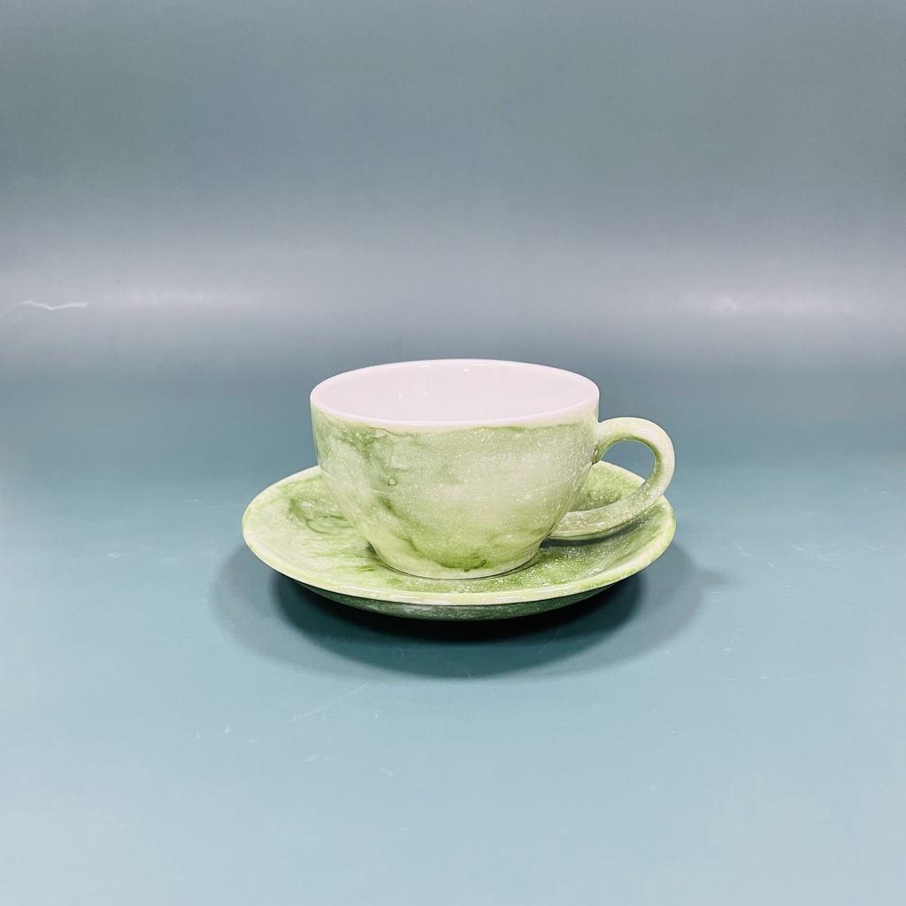 Tách Bộ Caffe- Uống Trà Cao Cấp 220ml Bát Tràng Cao Cấp - Gomsumailinh