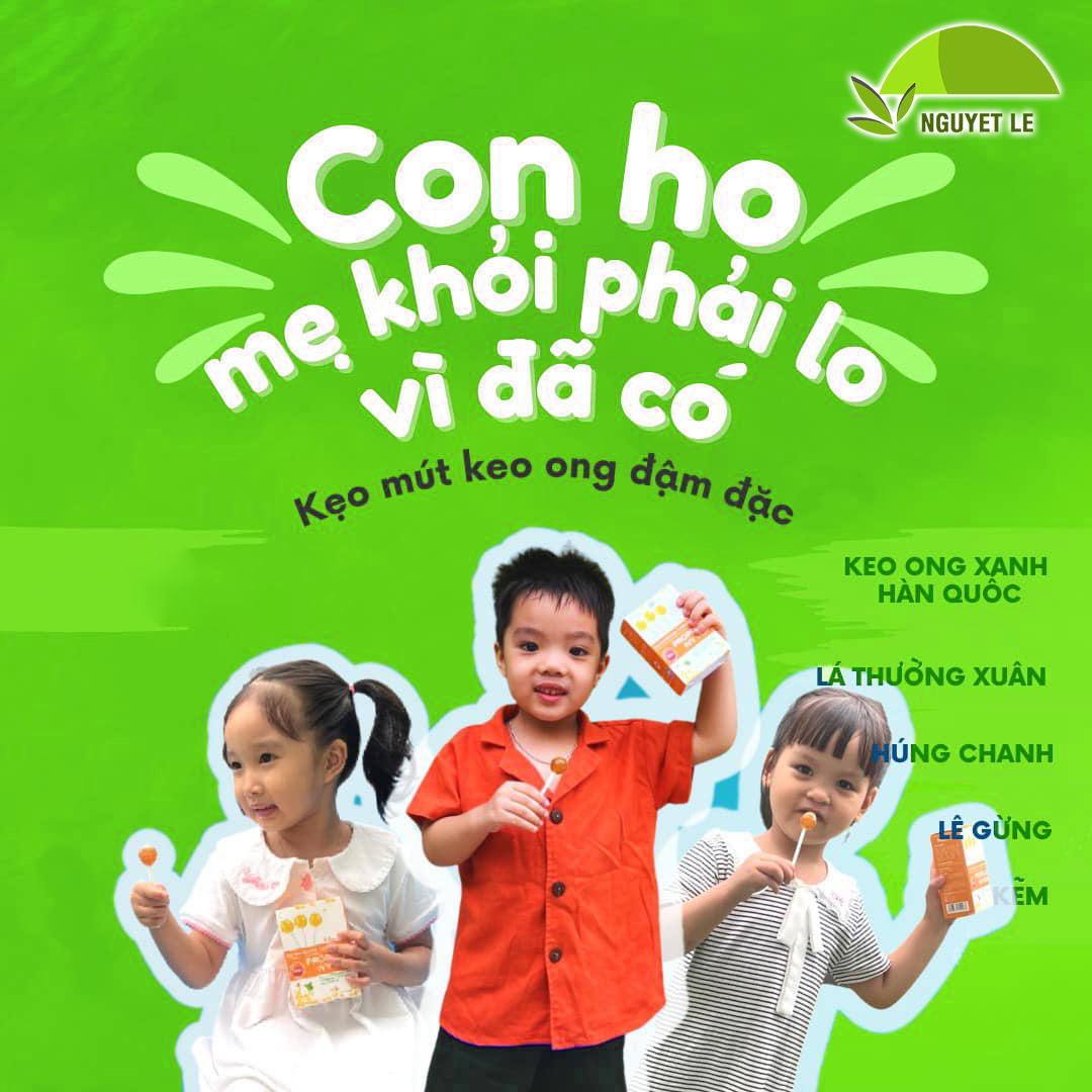 Kẹo Mút Keo Ong Lá Thường Xuân Happy Vitamin Hỗ Trợ Giảm Ho Dành Cho Trẻ