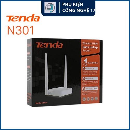 Bộ phát wifi Tenda 2 Râu N301- cục phát wifi,mở rộng sóng,điểm truy cập - Hàng Chính Hãng